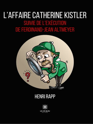 cover image of L'affaire Catherine Kistler